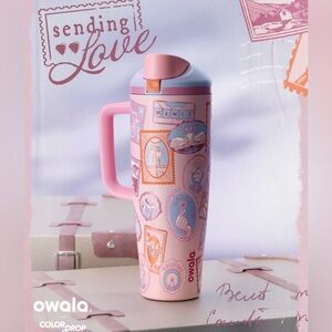 Owala FreeSip Tumbler 40oz NEW Color Drop  “Sending Love” Sold Out